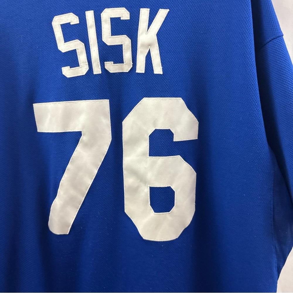 Evan Sisk Kansas City Royals Jersey Men’s Sz 48 Authentic Cool Base MLB Blue XL - Picture 10 of 10